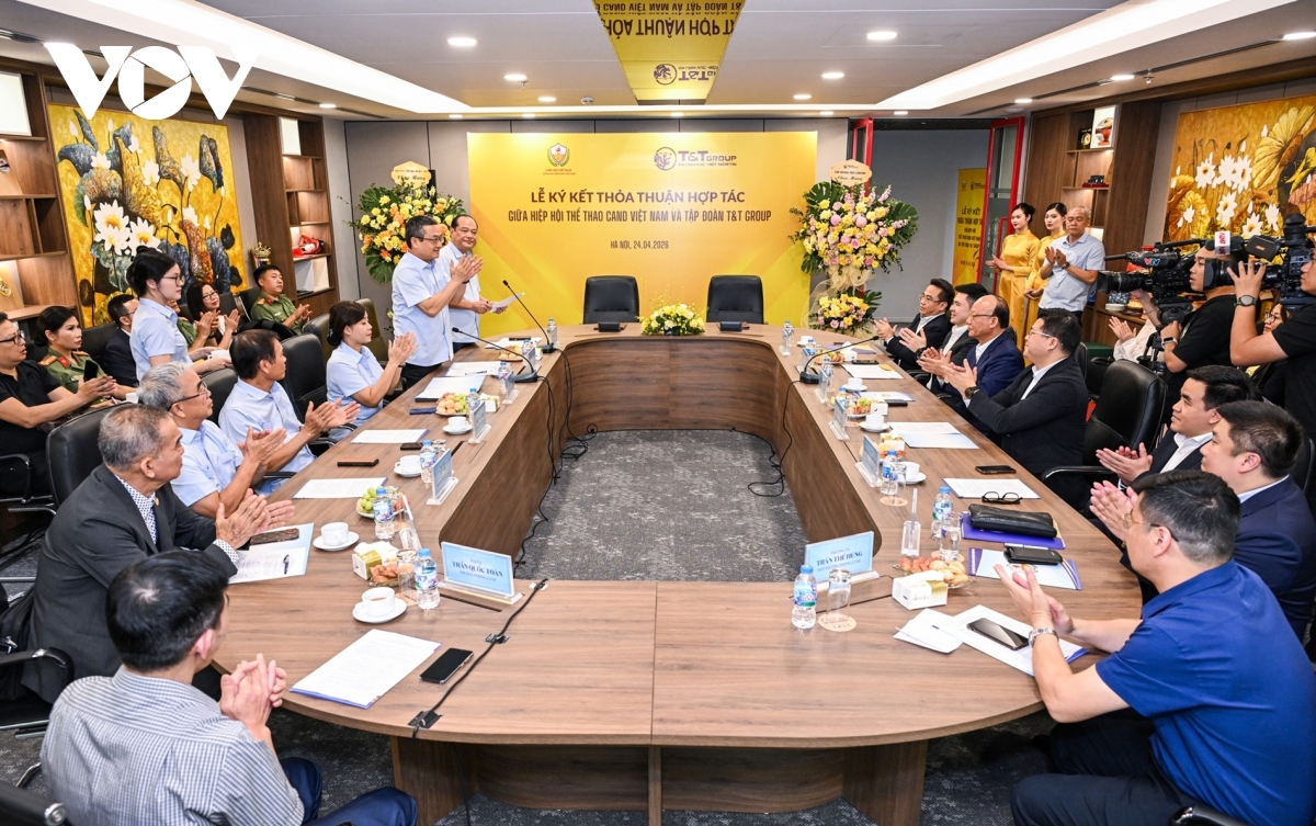 hiep hoi the thao cand viet nam va t t group ky ket thoa thuan nguyen tac hinh anh 2