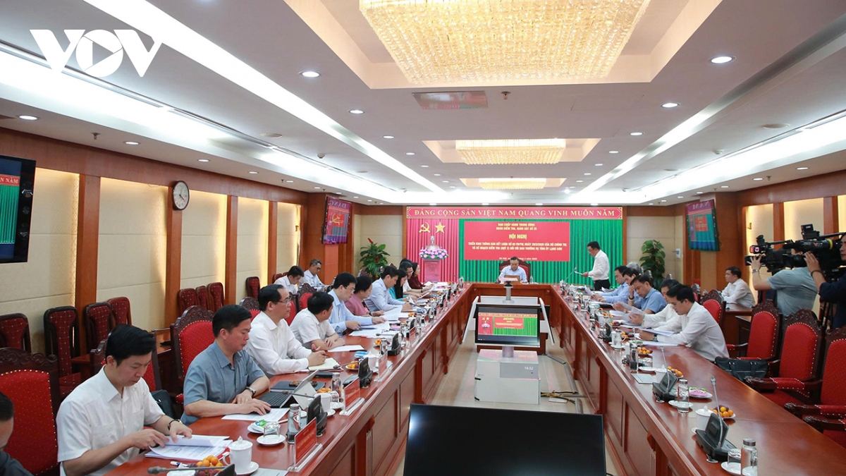 thong bao ket luan kiem tra, giam sat voi ban thuong vu tinh uy lang son hinh anh 2