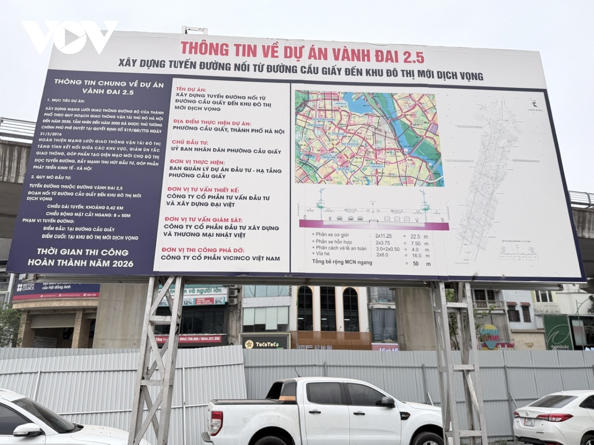 vanh dai 2,5 tai ha noi nguy co cham tien do do vuong giai phong mat bang hinh anh 1