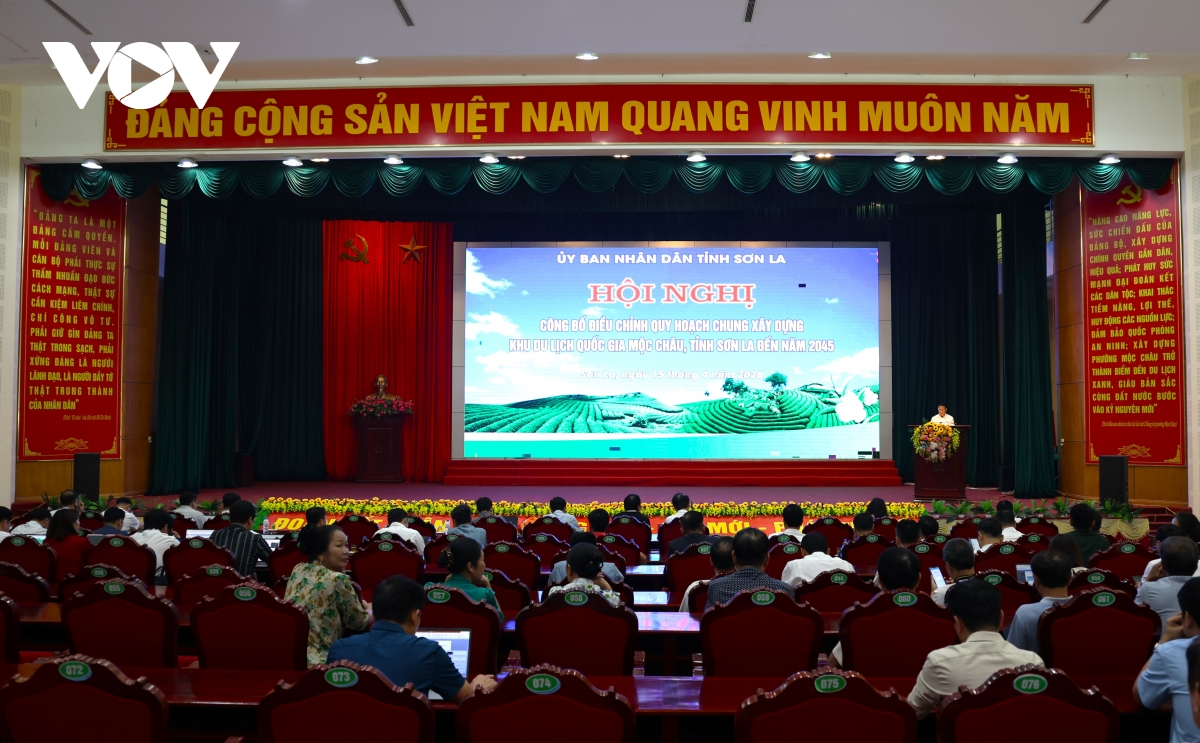 cong bo dieu chinh quy hoach chung xay dung khu du lich quoc gia moc chau hinh anh 1