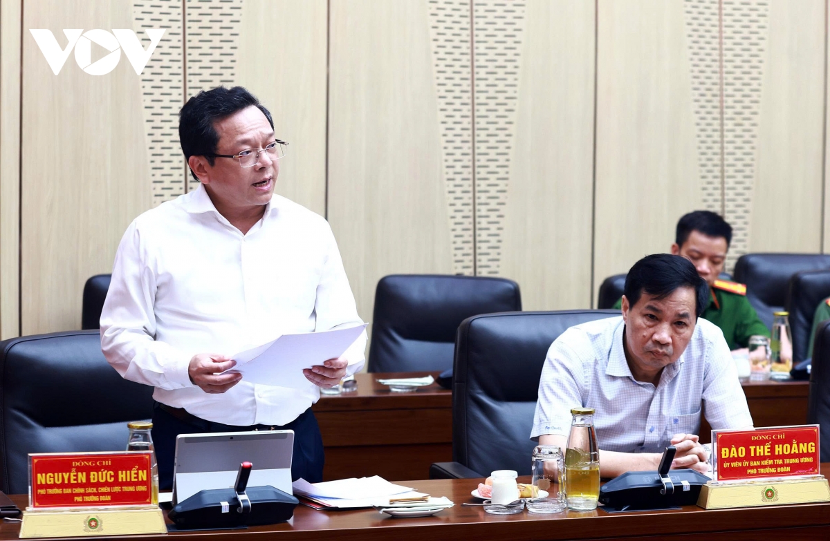 cong bo quyet dinh kiem tra, giam sat voi ban thuong vu Dang uy cong an trung uong hinh anh 3