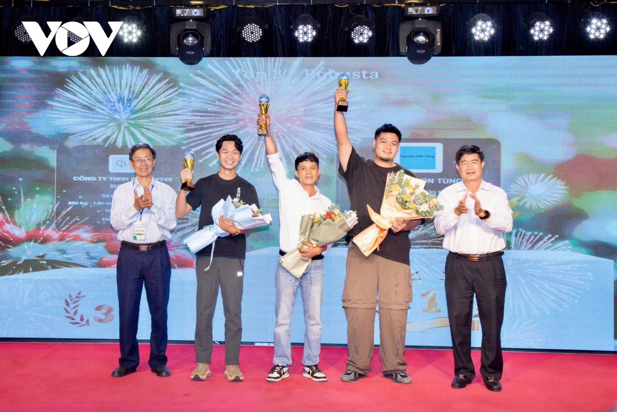 trao giai ca phe dac san viet nam 2026 lam Dong thang lon hinh anh 1