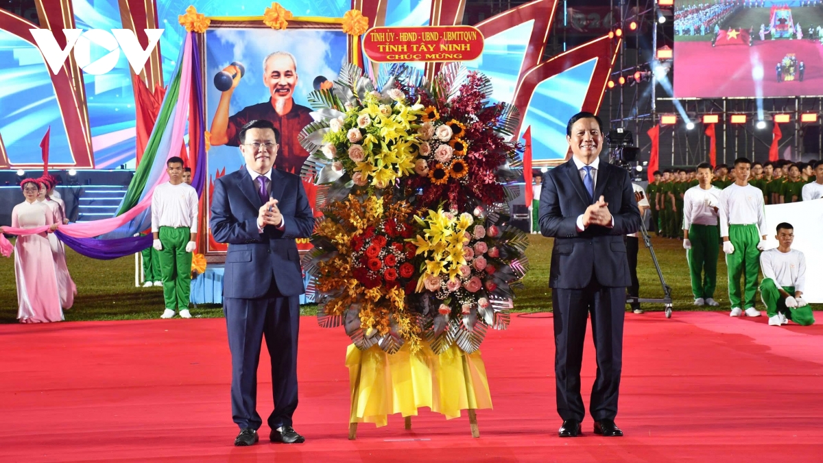 khai mac Dai hoi the duc the thao tinh tay ninh lan thu i hinh anh 8