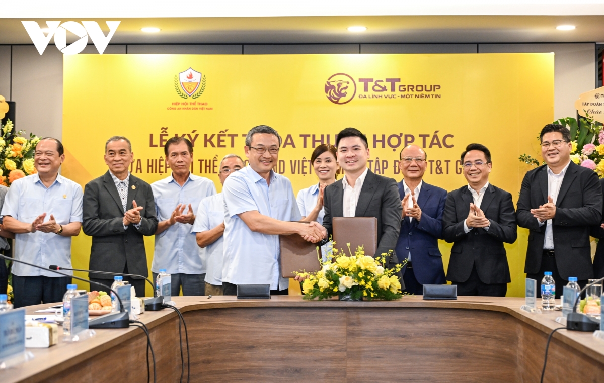 hiep hoi the thao cand viet nam va t t group ky ket thoa thuan nguyen tac hinh anh 1
