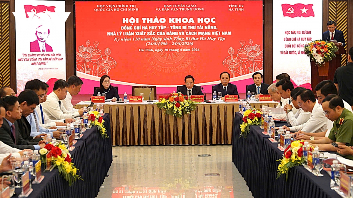 Dong chi ha huy tap - tong bi thu tai nang, nha ly luan xuat sac hinh anh 3