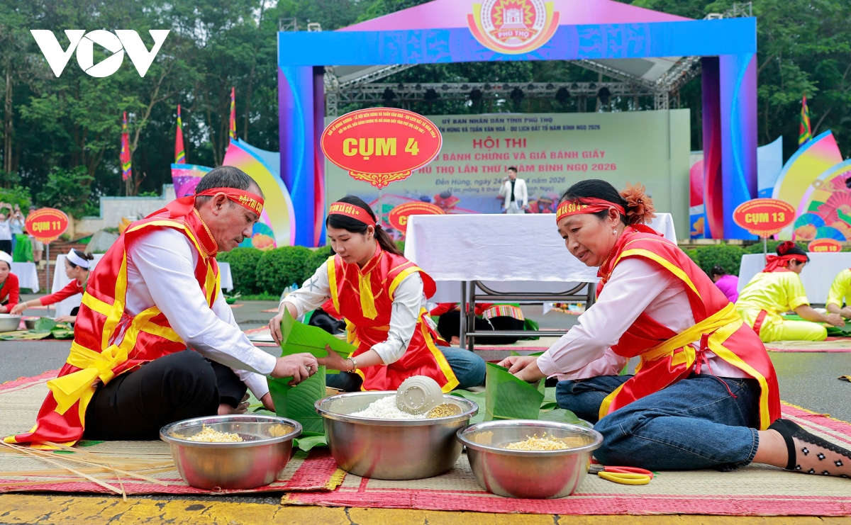 soi noi hoi thi goi banh chung, gia banh giay hinh anh 2