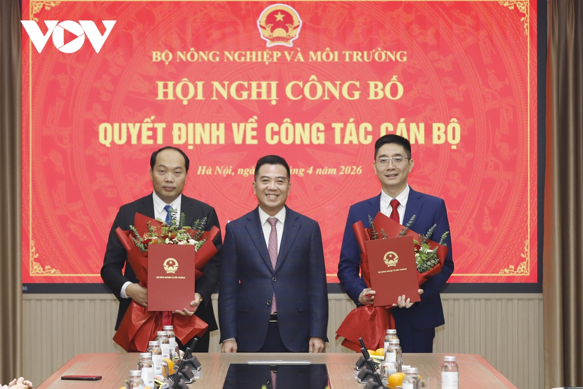 bo nhiem chanh van phong va thu ky bo truong bo nong nghiep va moi truong hinh anh 1