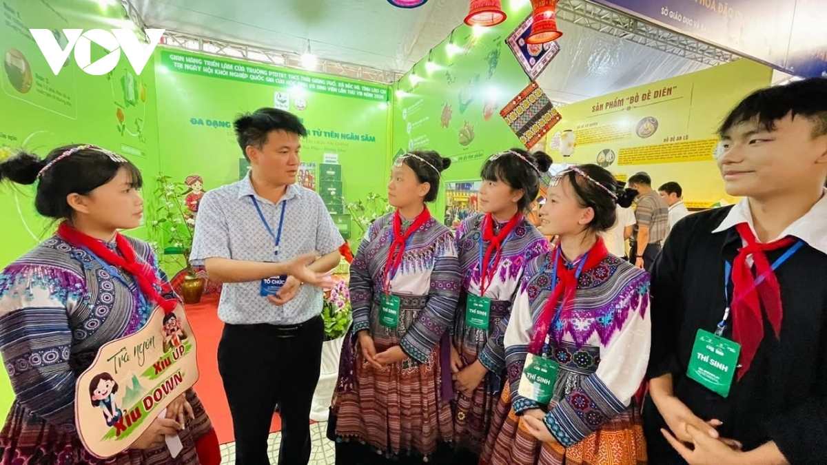 du an tien ngan sam Diem sang khoi nghiep hoc duong cua hoc sinh vung cao bac ha hinh anh 1