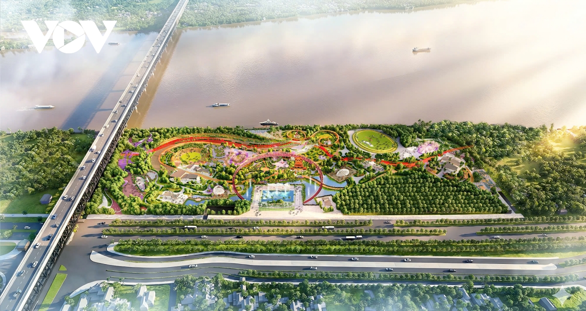 hien trang khu dat 20ha xay cong vien dau tien tai truc Dai lo canh quan song hong hinh anh 2