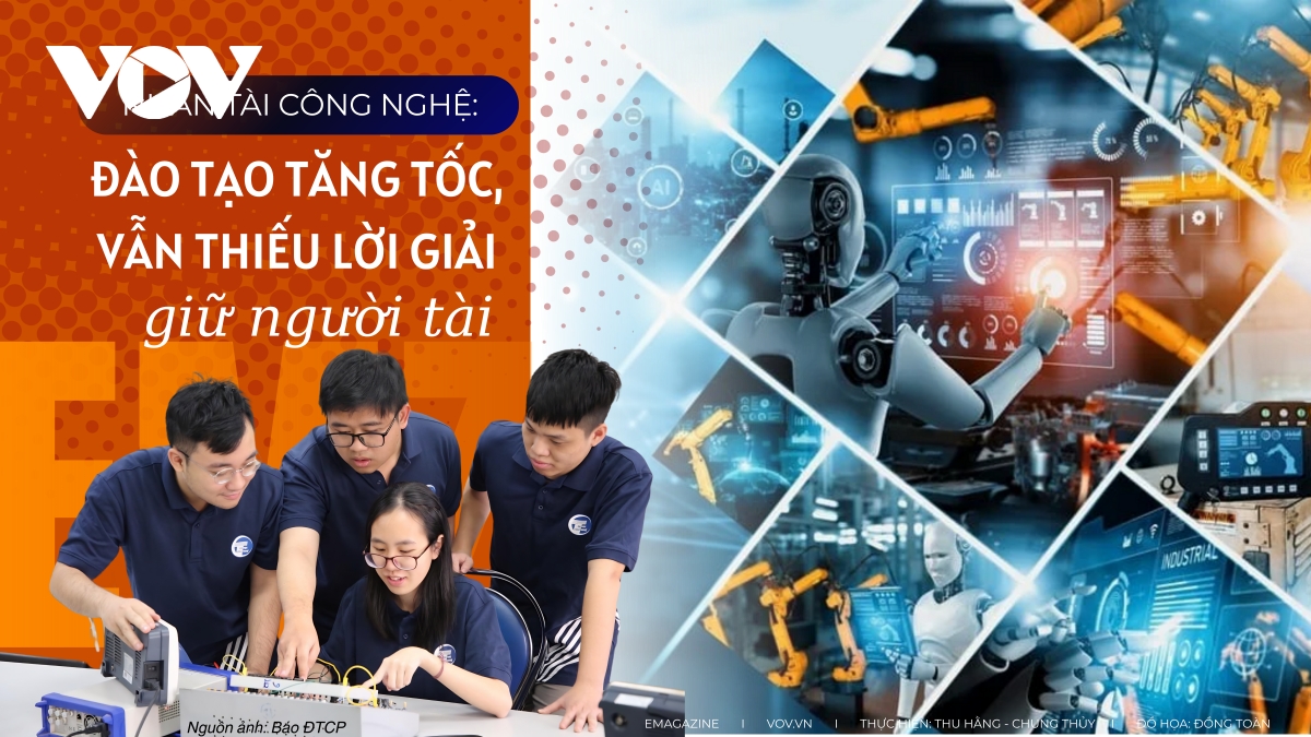 Nhân tài công nghệ: Đào tạo tăng tốc, vẫn thiếu lời giải giữ người tài