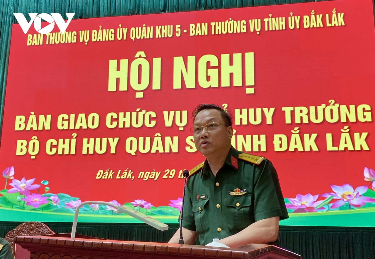Dai ta nguyen van hoa giu chuc chi huy truong bo chqs tinh Dak lak hinh anh 4