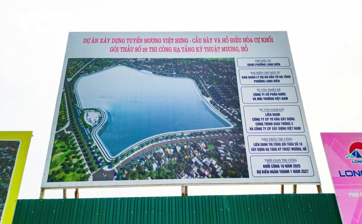 du an sieu ho nghin ty giam ngap cho khu vuc phia Dong ha noi tien do den dau hinh anh 2