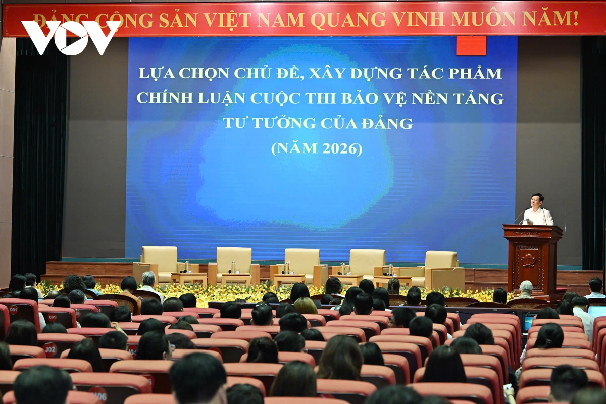 nang cao ky nang sang tac tac pham chinh luan bao ve nen tang tu tuong cua Dang hinh anh 1
