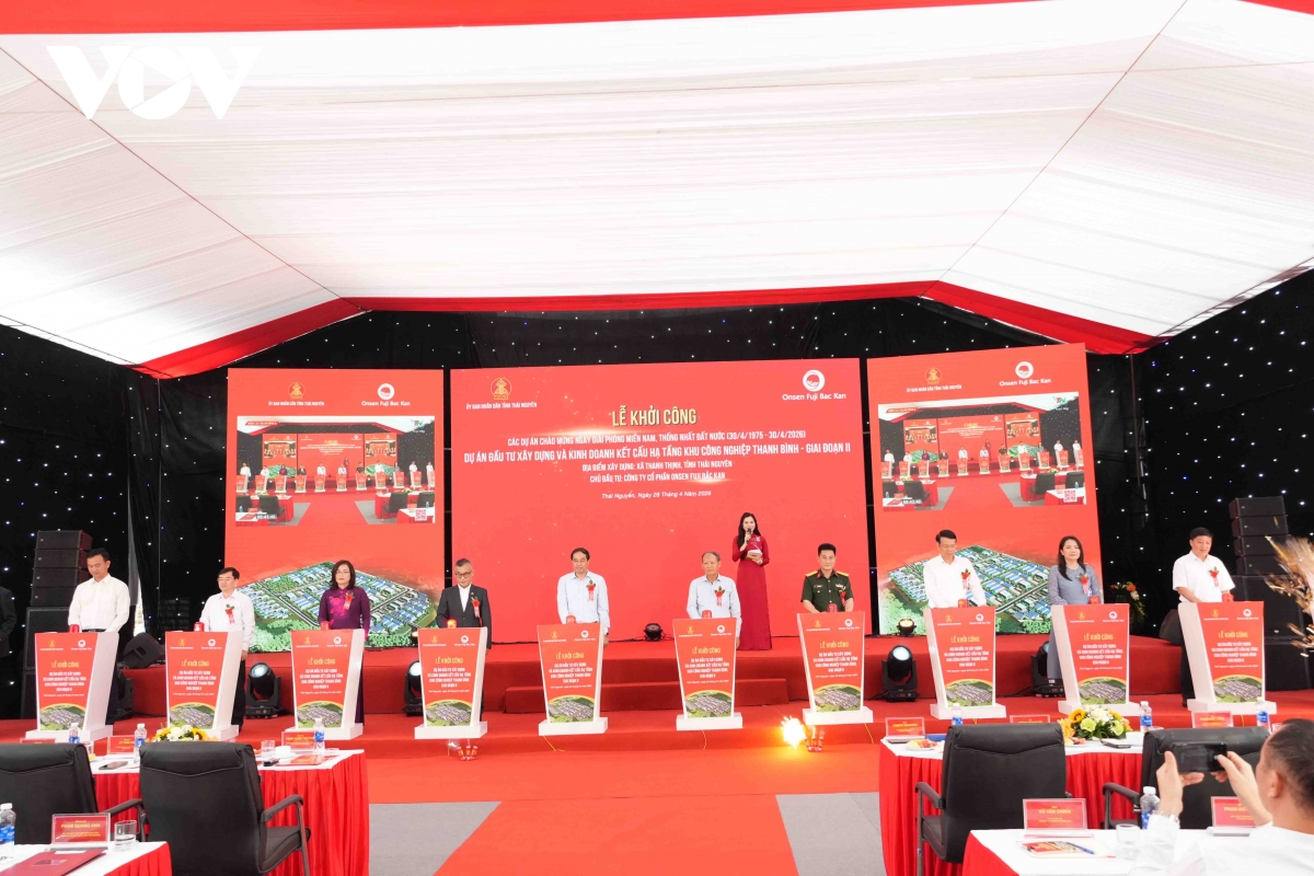 thai nguyen dong loat khoi cong 10 du an tong von hon 8.200 ti dong hinh anh 3