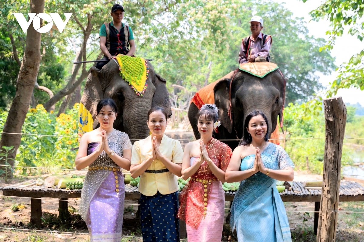 vui tet lao ben dong serepok, Dak lak hinh anh 10