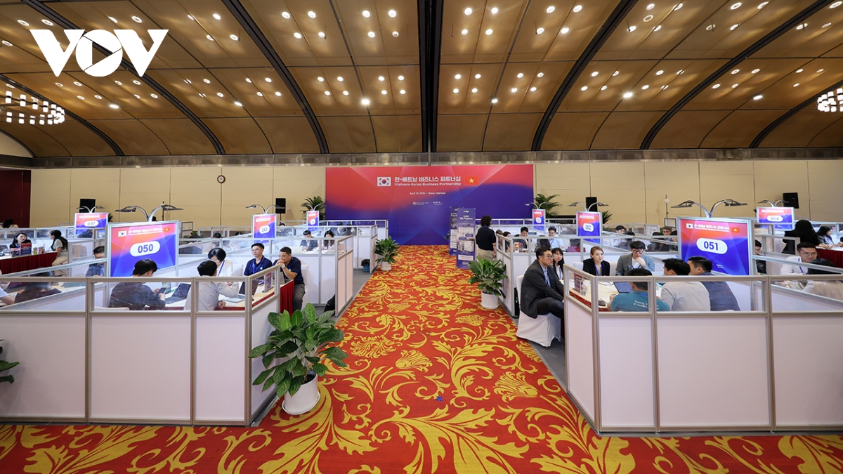 Doanh nghiệp Việt - Hàn thực hiện 650 cuộc giao thương tại Vietnam-Korea Business