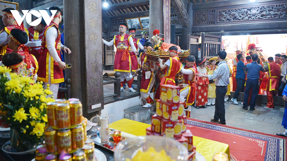 Dac sac nghi le ruoc nuoc cung dang thanh tai le hoi truyen thong lang bat trang hinh anh 7