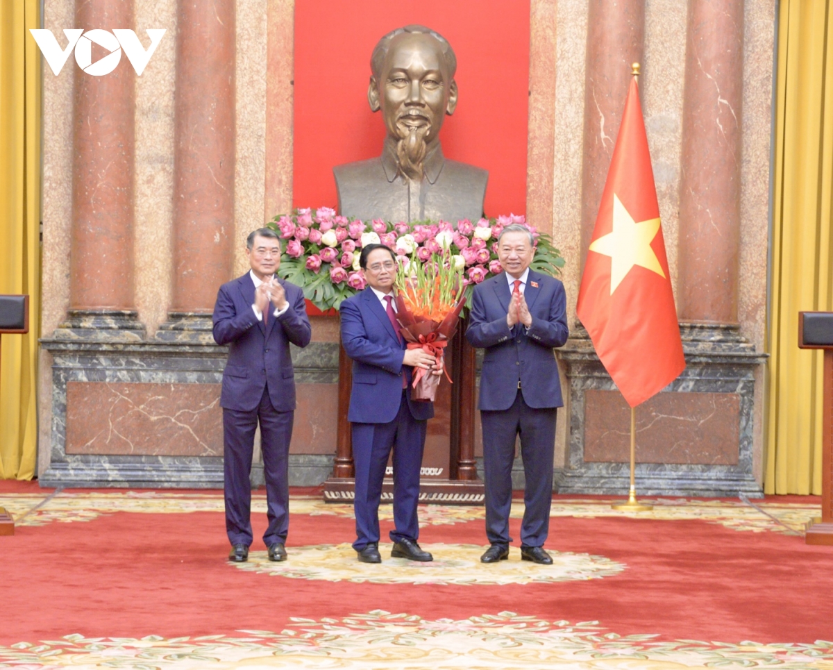 tong bi thu, chu tich nuoc trao quyet dinh bo nhiem cac thanh vien chinh phu hinh anh 3