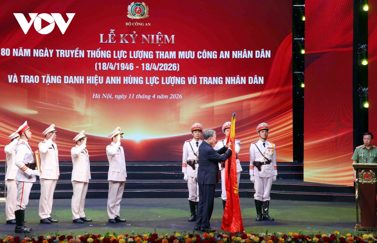 tong bi thu, chu tich nuoc du le ky niem ngay truyen thong luc luong tham muu cand hinh anh 2