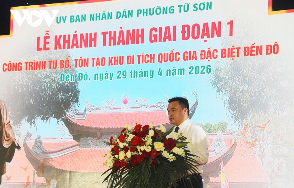 khanh thanh cong trinh tu bo, ton tao khu di tich quoc gia dac biet Den Do hinh anh 1