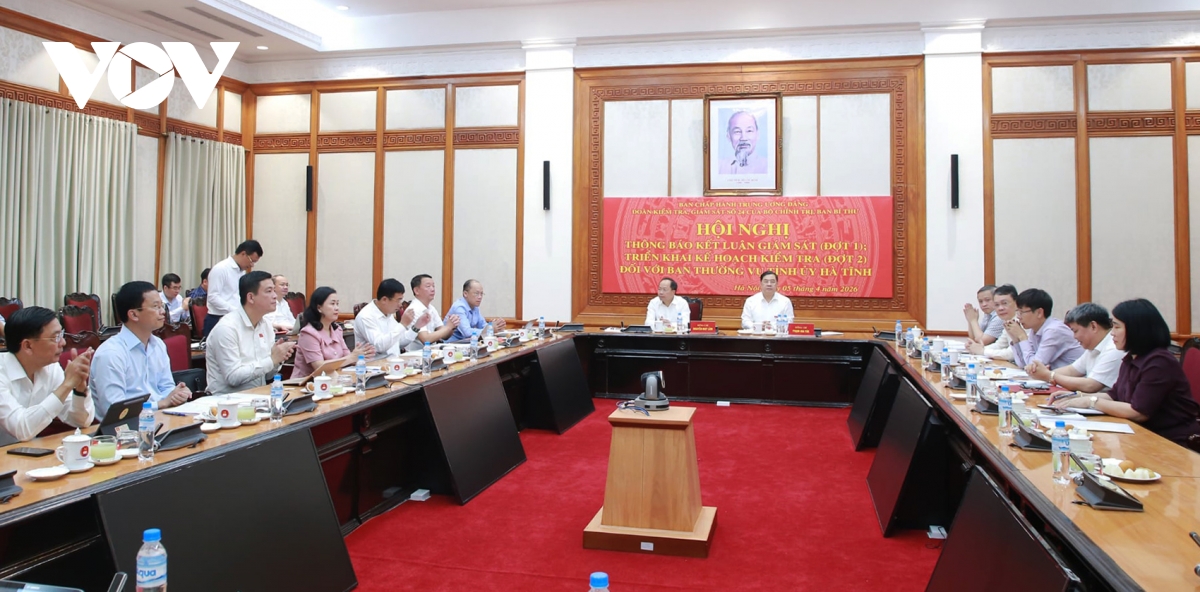 thong bao ket luan giam sat doi voi ban thuong vu tinh uy ha tinh hinh anh 1