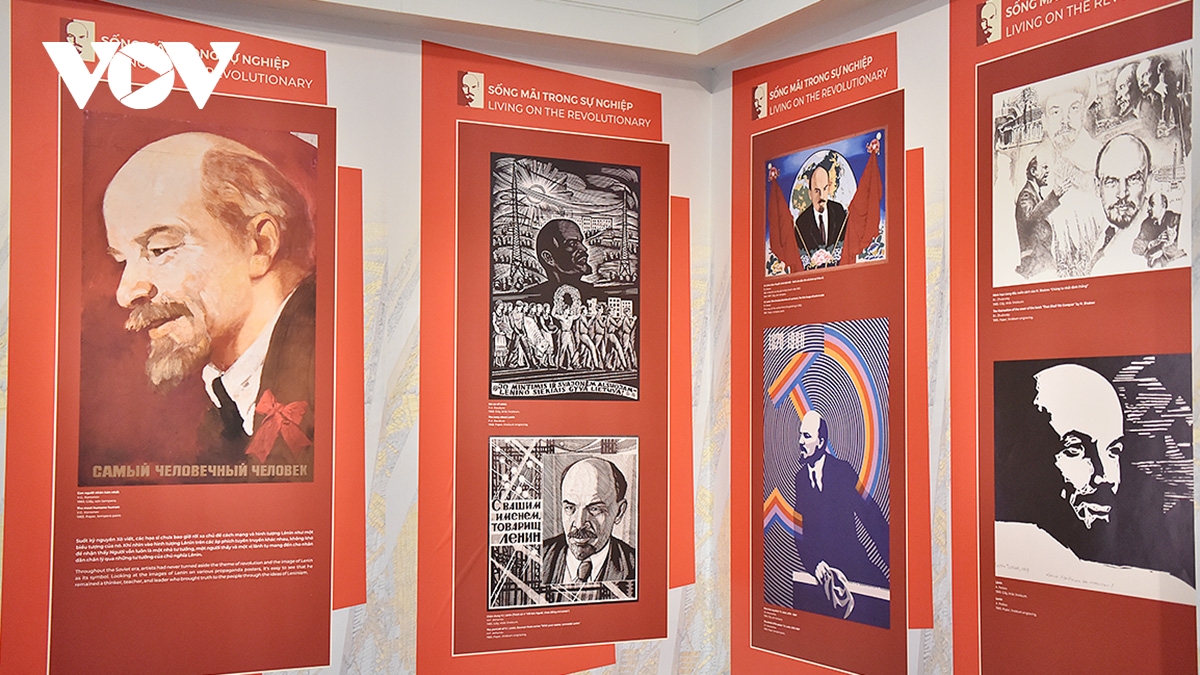 trung bay 156 tac pham nhan dip nhan ky niem 156 nam ngay sinh lanh tu v.i. lenin hinh anh 13