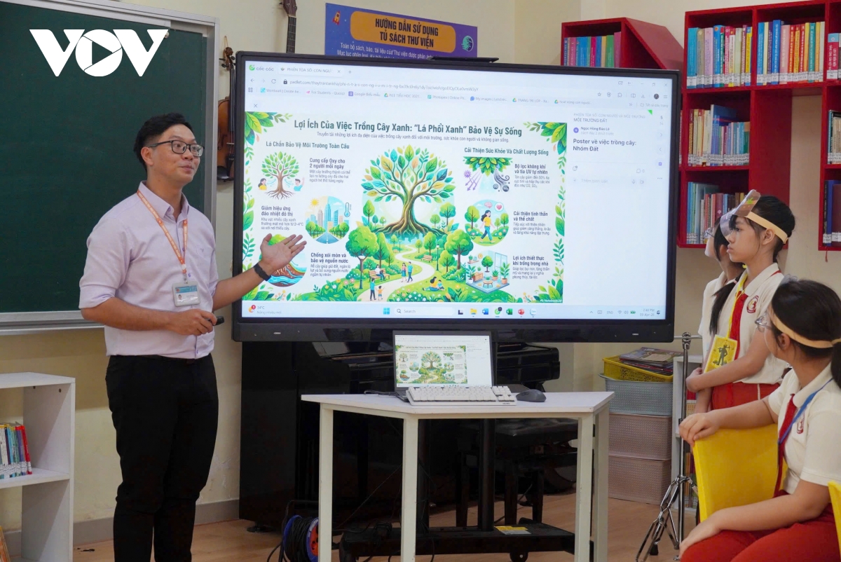 Học sinh TP.HCM tự tạo chatbot, học bằng AI