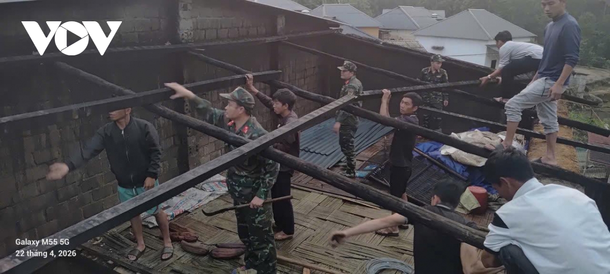 lao cai khan truong khac phuc hau qua mua dong hinh anh 1