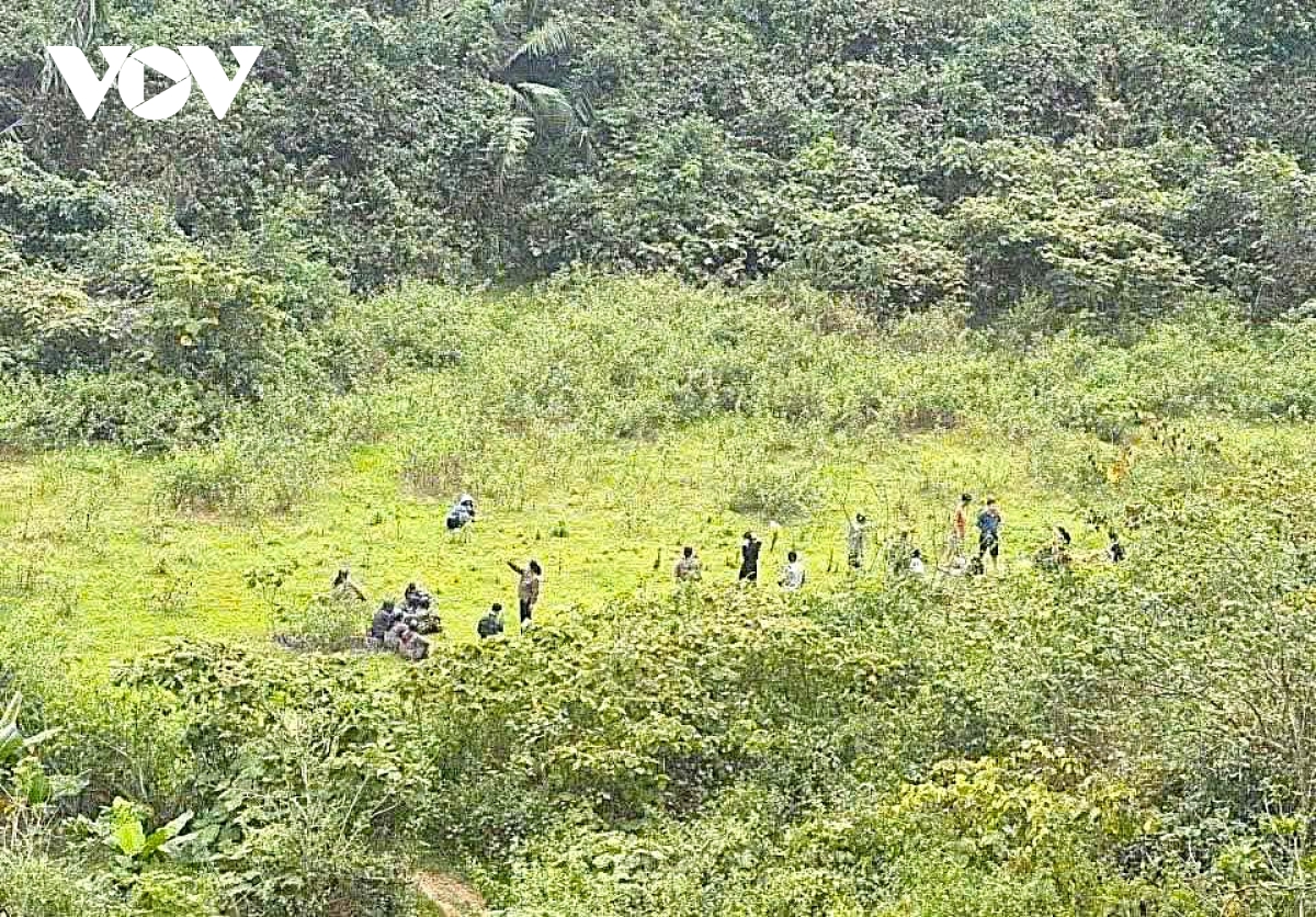 xuyen rung tim kiem nguoi dan ong mat tich o nghe an hinh anh 1