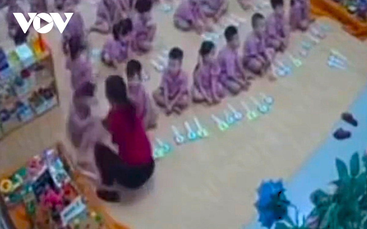 giao vien mam non bi to tac dong vao dau tre o ha tinh hinh anh 1