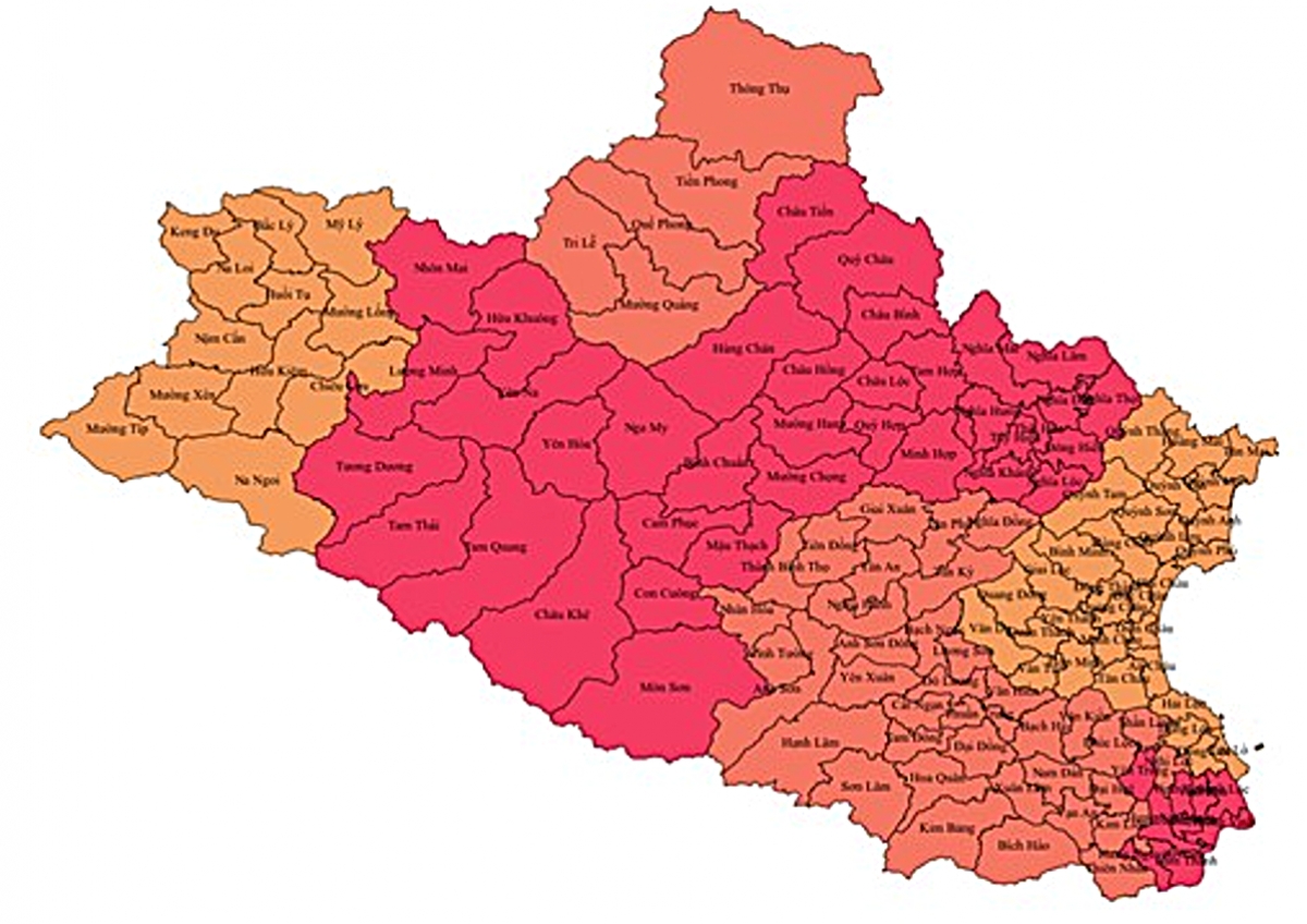 Nghệ An nắng nóng đặc biệt gay gắt trên diện rộng, nhiều nơi vượt 40 độ C