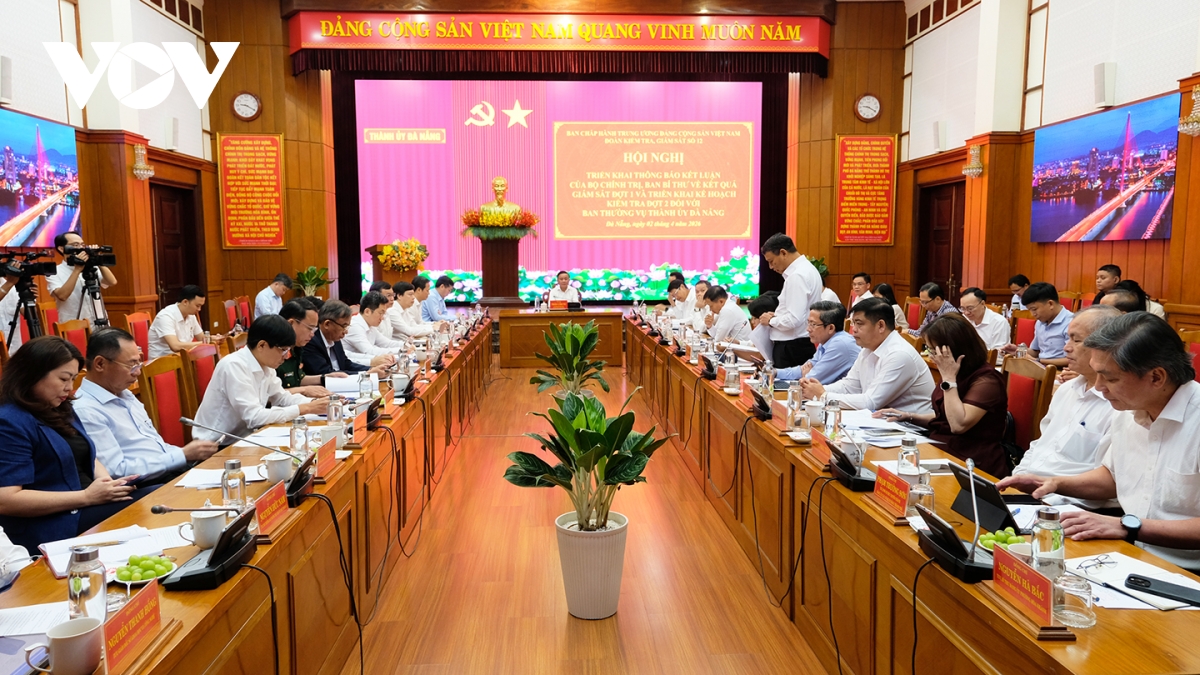 bo chinh tri thong qua ket luan kiem tra tai thanh uy Da nang hinh anh 1