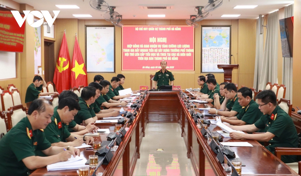 Gần 250 cán bộ, chiến sĩ hỗ trợ xây dựng trường nội trú các xã biên giới Đà Nẵng