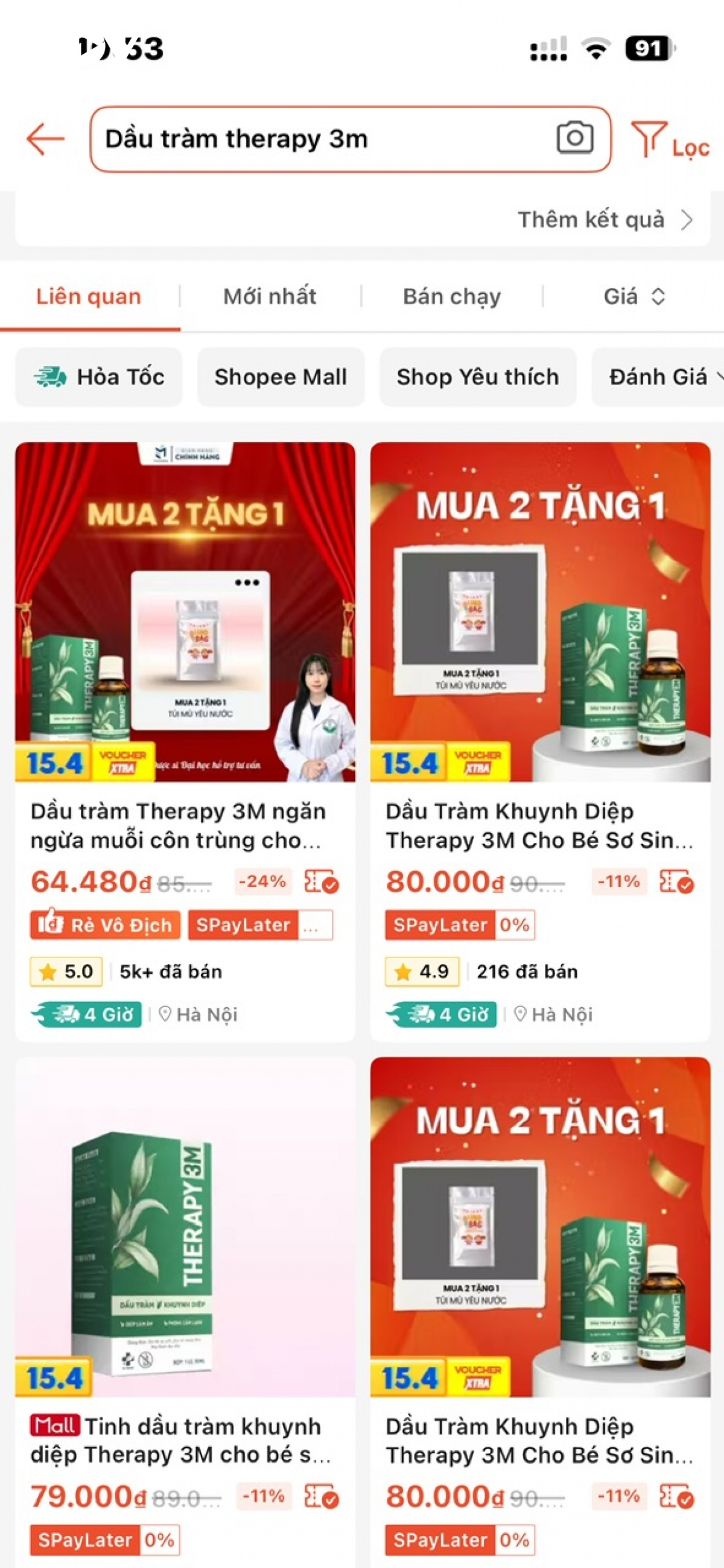 dau tram therapy 3m bi thu hoi do sai cong thuc nhung van ban tran lan tren shopee hinh anh 1