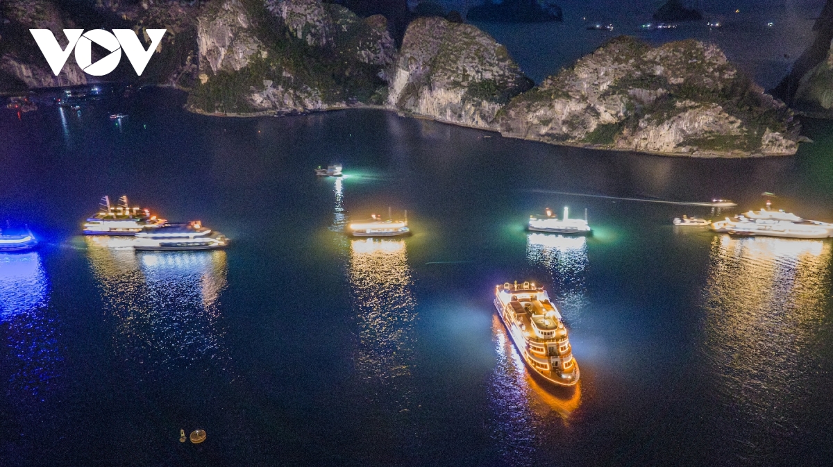 hon 70 tau du lich trinh dien song hoi anh sang tren vinh ha long hinh anh 6