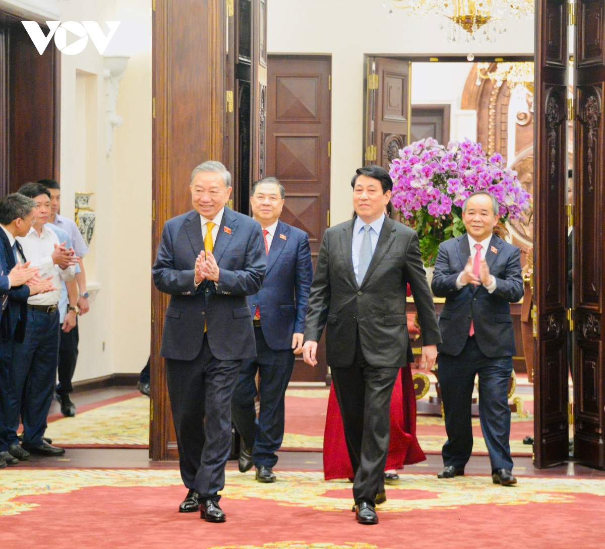 Tổng Bí thư, Chủ tịch nước Tô Lâm gặp mặt Văn phòng Chủ tịch nước