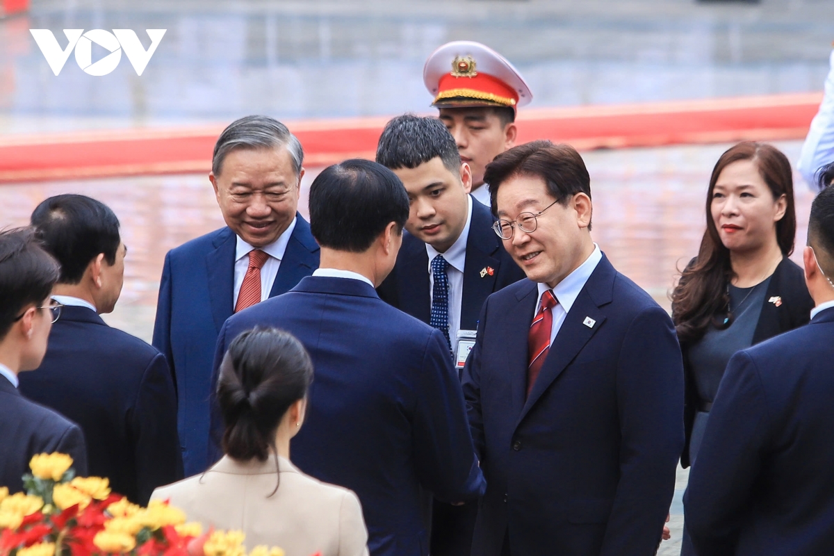 toan canh le don chinh thuc tong thong han quoc lee jae myung hinh anh 5