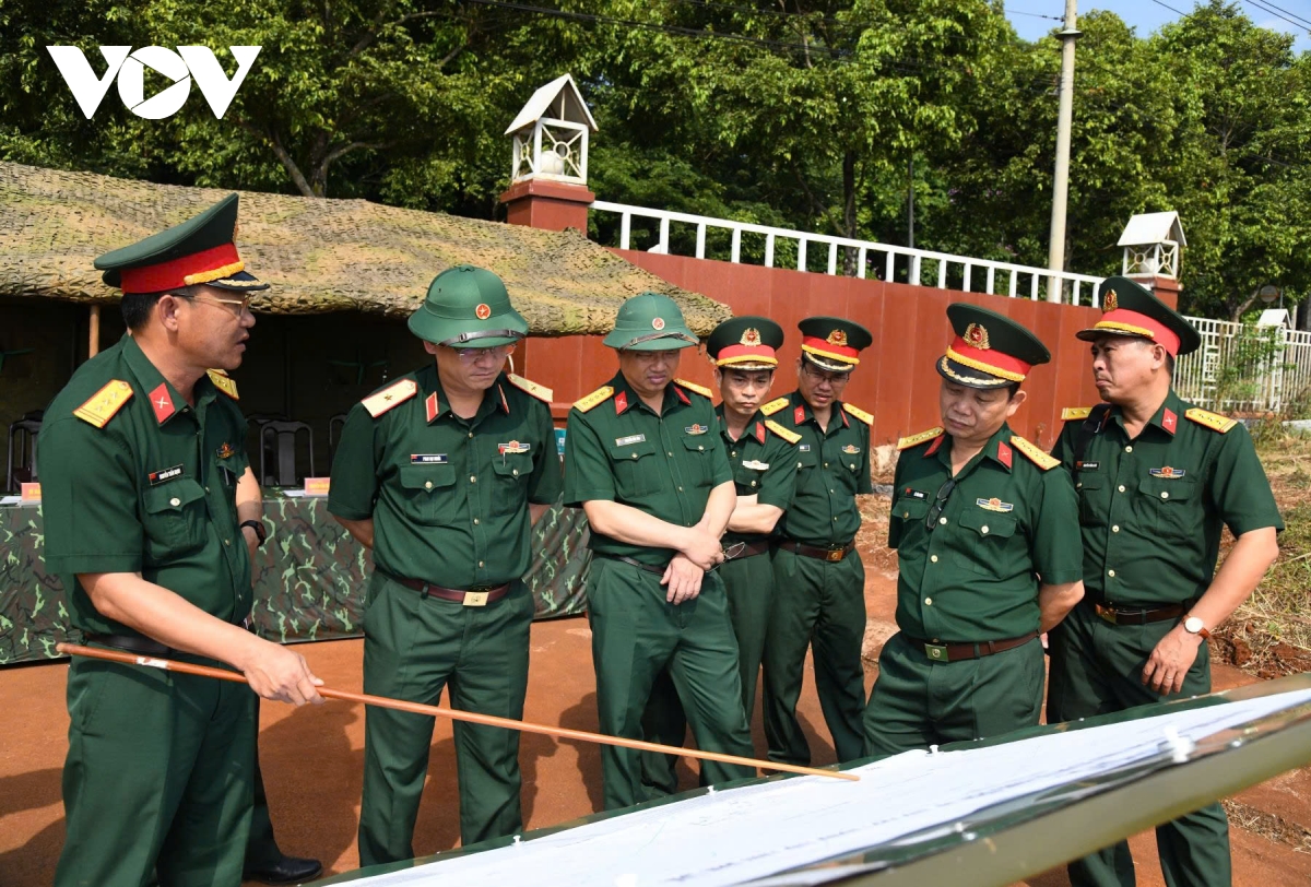 quan khu 5 kiem tra cong tac chuan bi dien tap khu vuc phong thu tinh Dak lak hinh anh 1