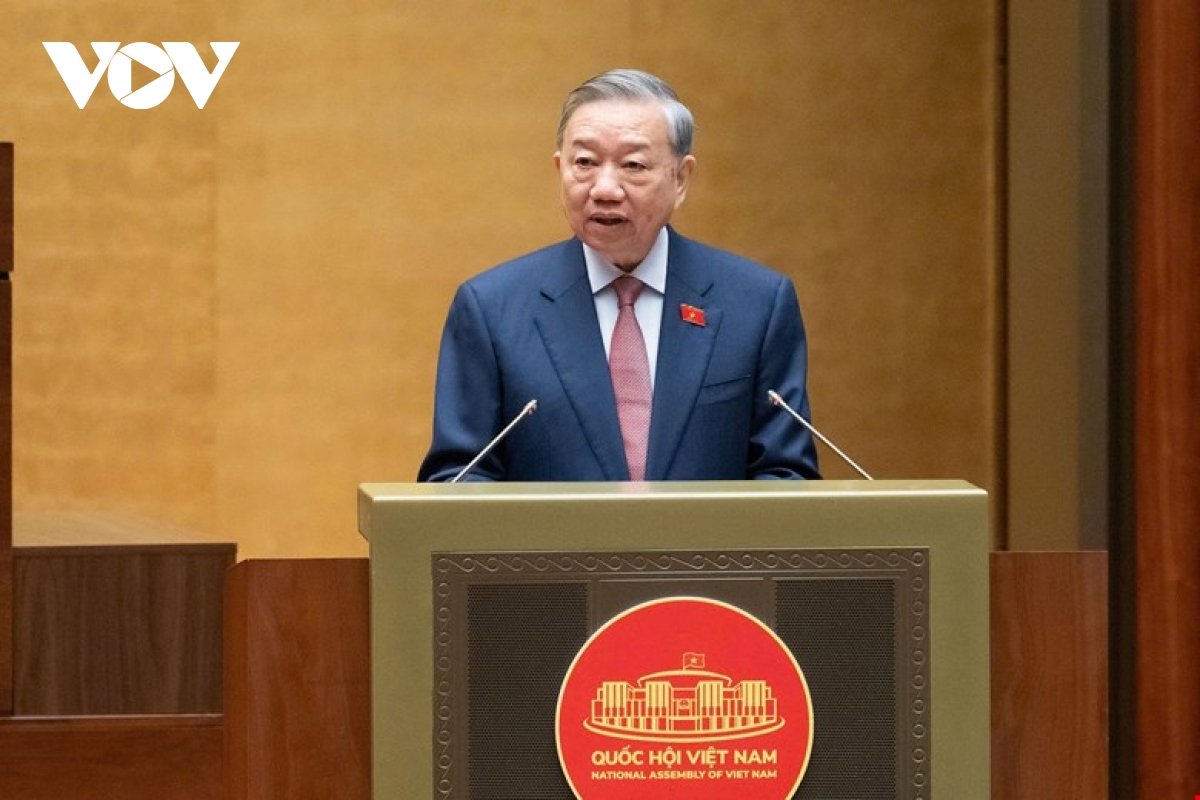 toan van phat bieu cua tong bi thu to lam tai phien khai mac ky hop thu nhat, quoc hoi khoa xvi hinh anh 1