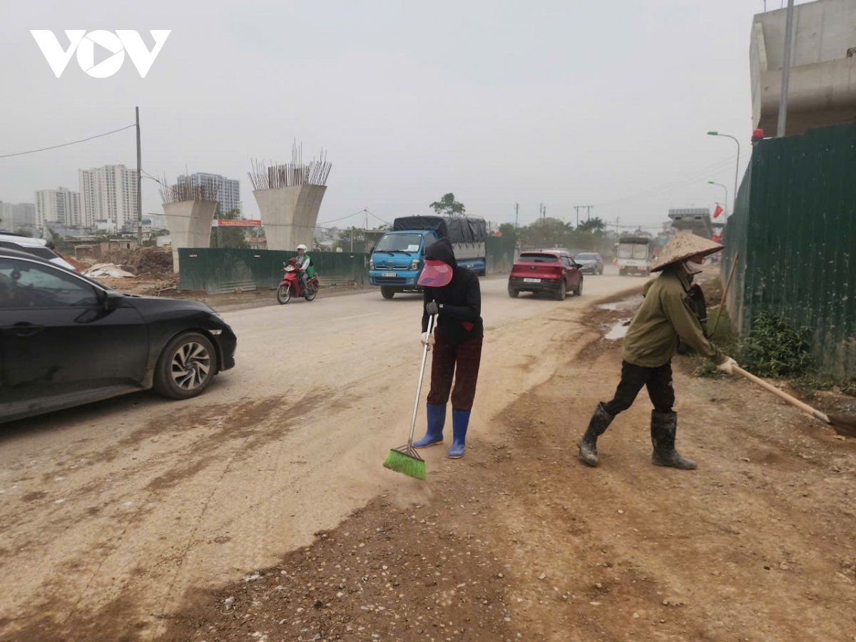 ton tai nhieu bat cap khi thi cong duong vanh dai 4 tai yen nghia, ha noi hinh anh 8