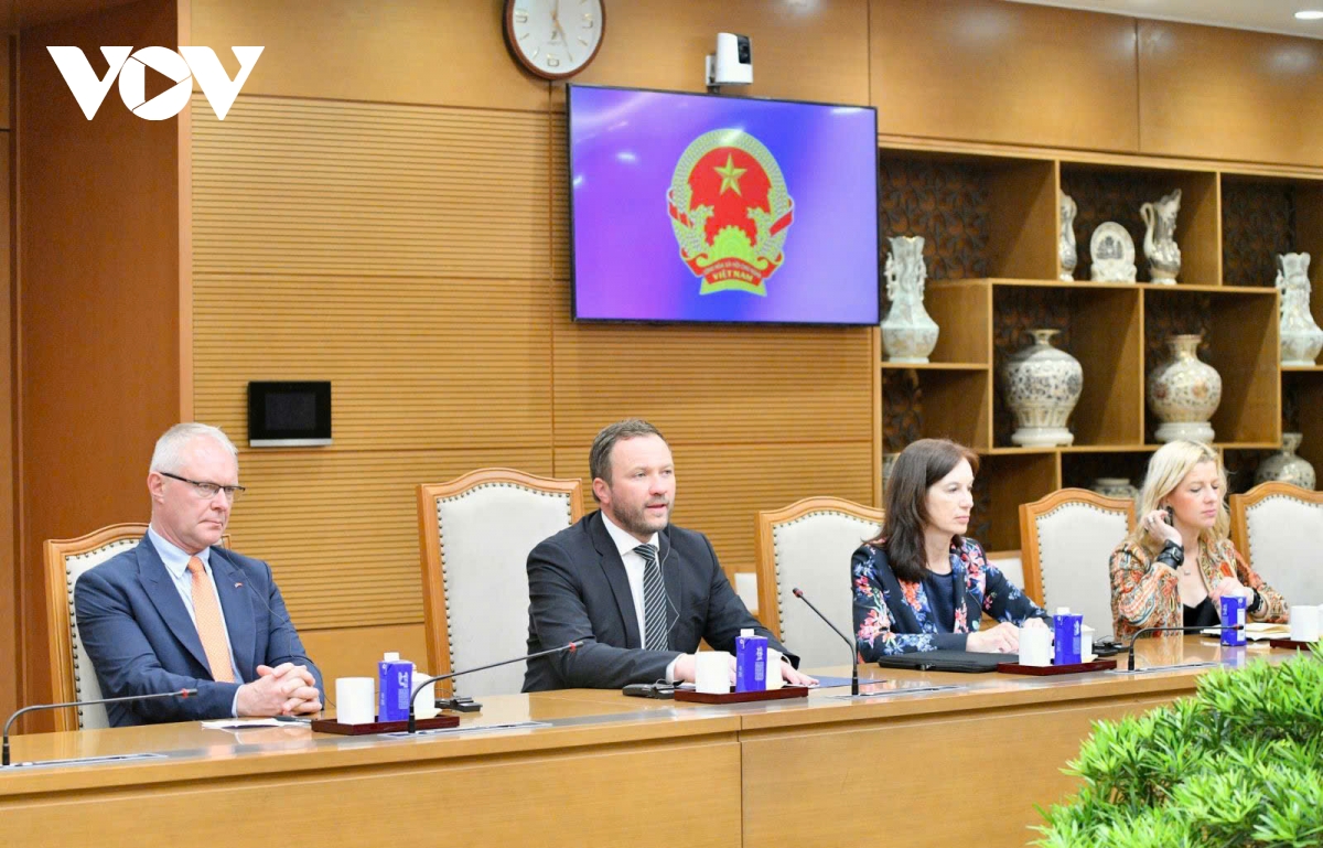 thu tuong chinh phu le minh hung tiep bo truong ngoai giao estonia hinh anh 3