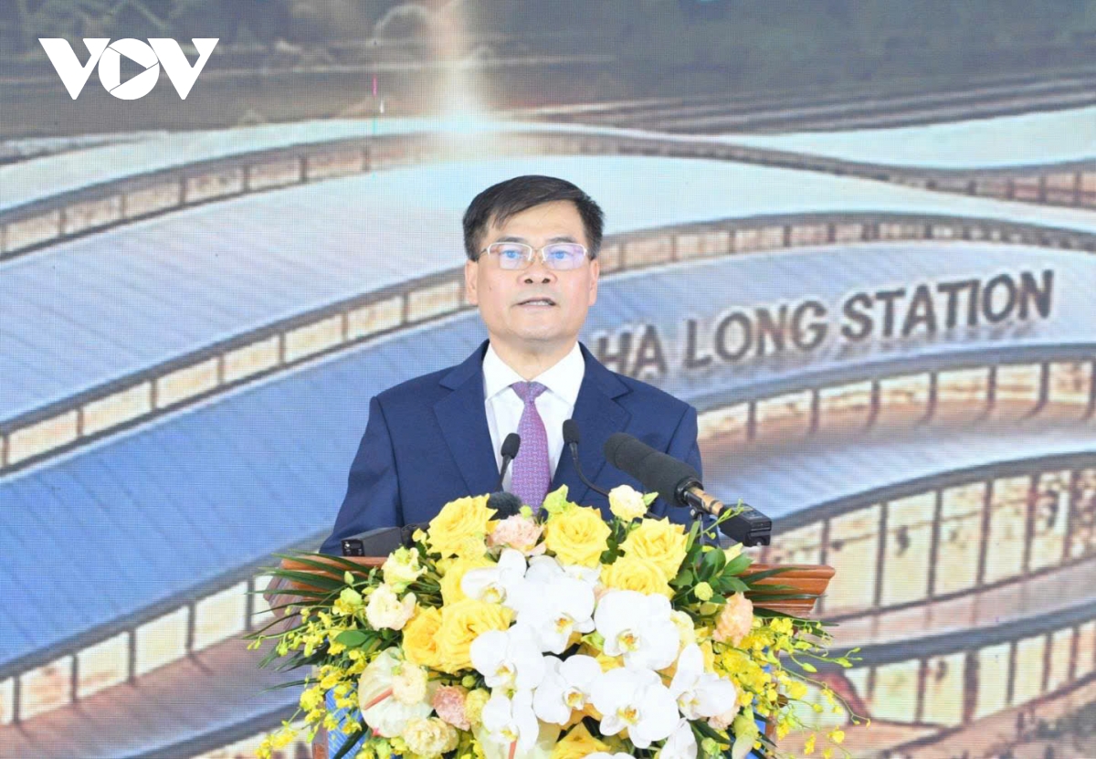 thu tuong le minh hung du le khoi cong duong sat toc do cao ha noi - quang ninh hinh anh 3