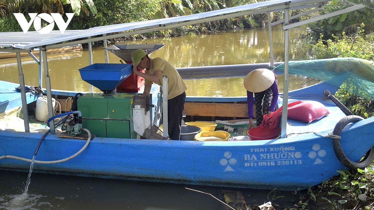 hoi sinh may cha gao tren dong song que hinh anh 3