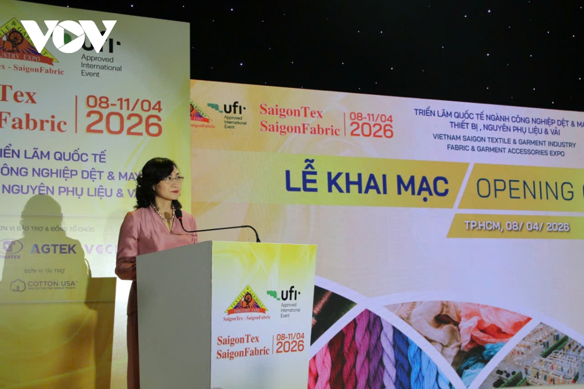 saigontex 2026 thu hut hon 1.000 doanh nghiep, cap nhat cong nghe nganh det may hinh anh 2