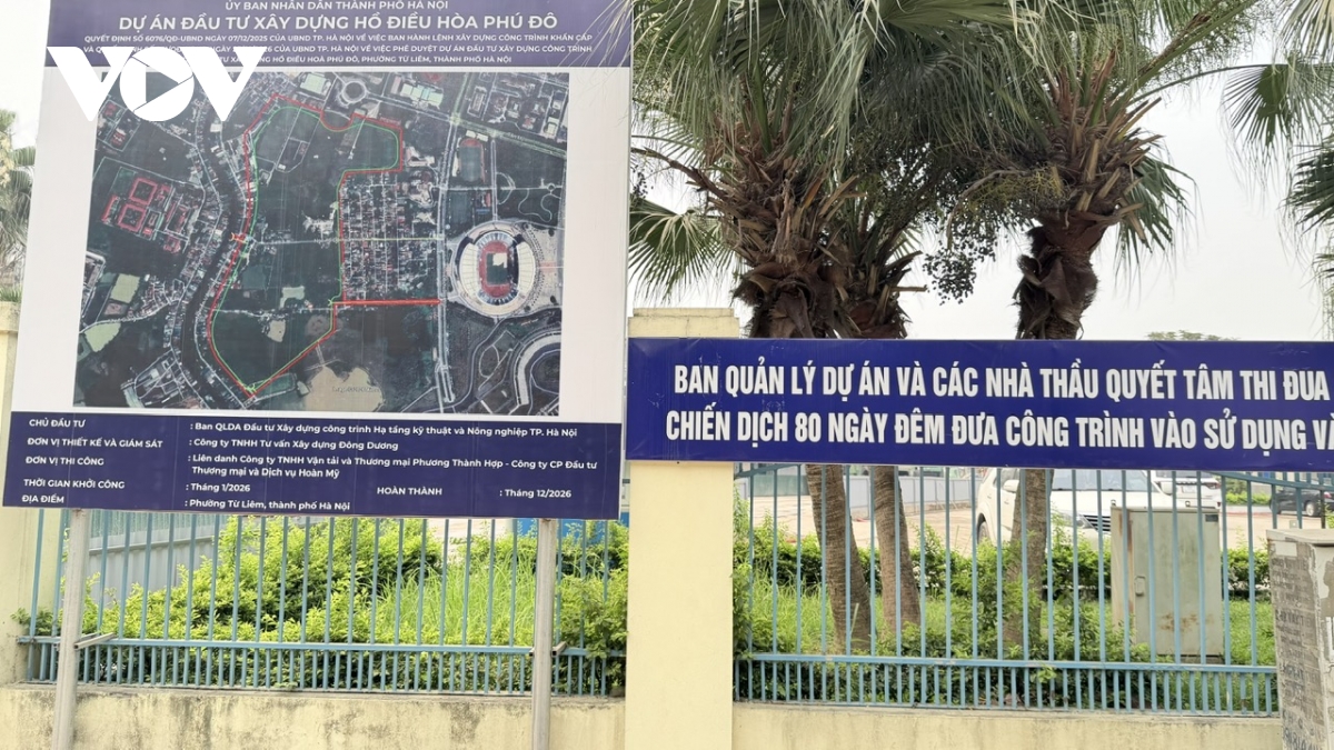 Day nhanh tien do thi cong ho phu Do can di doi voi dam bao ve sinh moi truong hinh anh 1