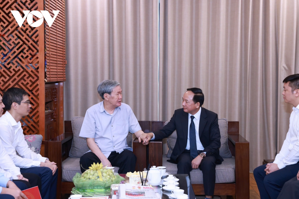 truong ban tuyen giao - dan van trung uong tham, chuc mung dong chi Dinh the huynh hinh anh 1