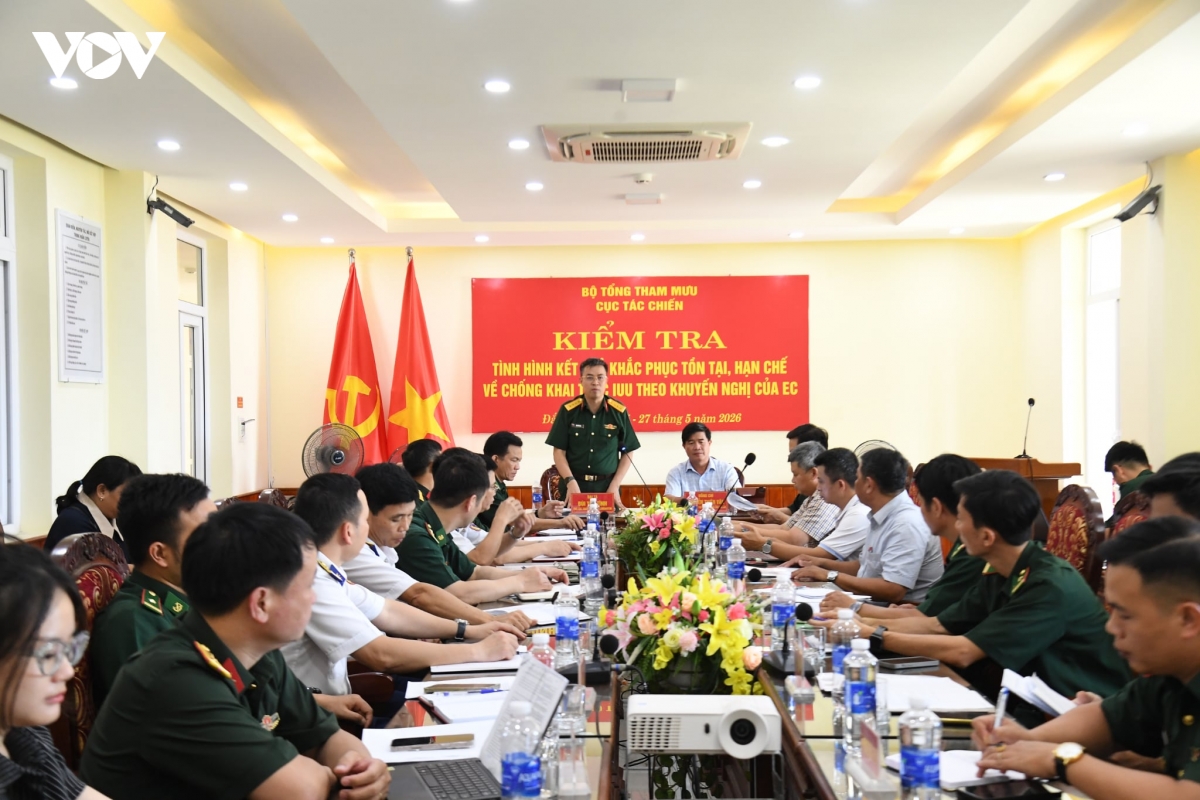 bo tong tham muu kiem tra cong tac chong khai thac iuu tai Dak lak hinh anh 1