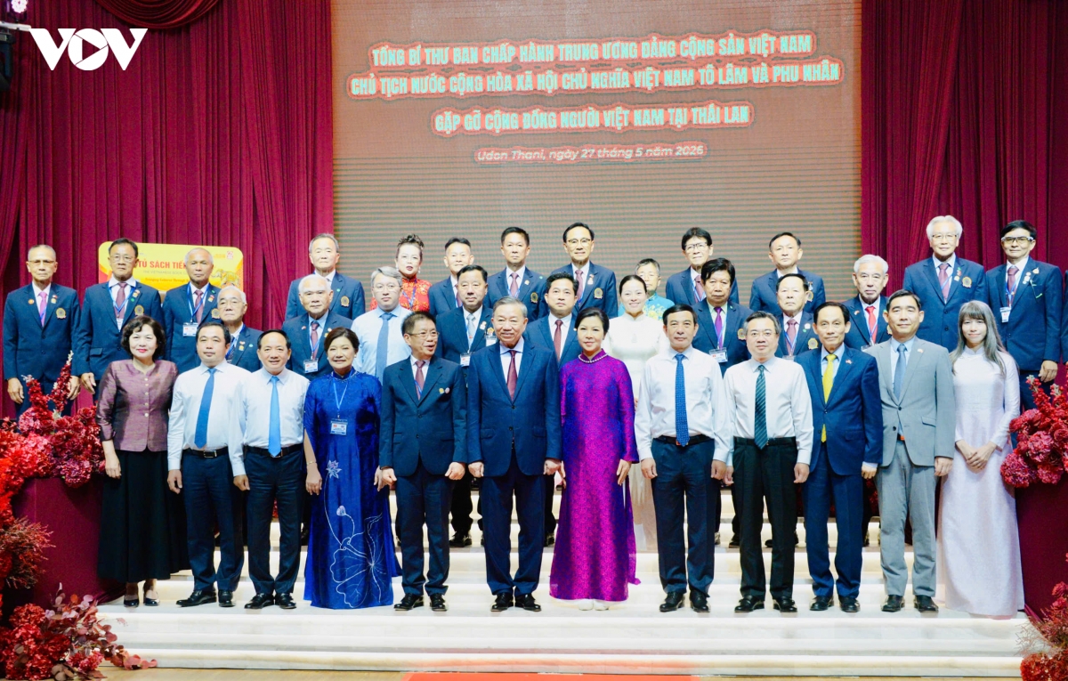 tong bi thu, chu tich nuoc to lam gap go cong dong nguoi viet nam tai thai lan hinh anh 9