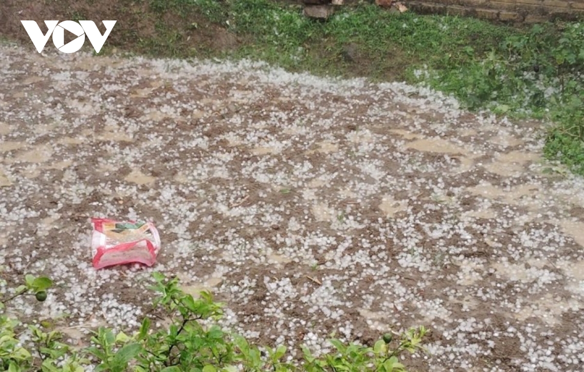 hailstorms hit northern localities, causing localized damage picture 1