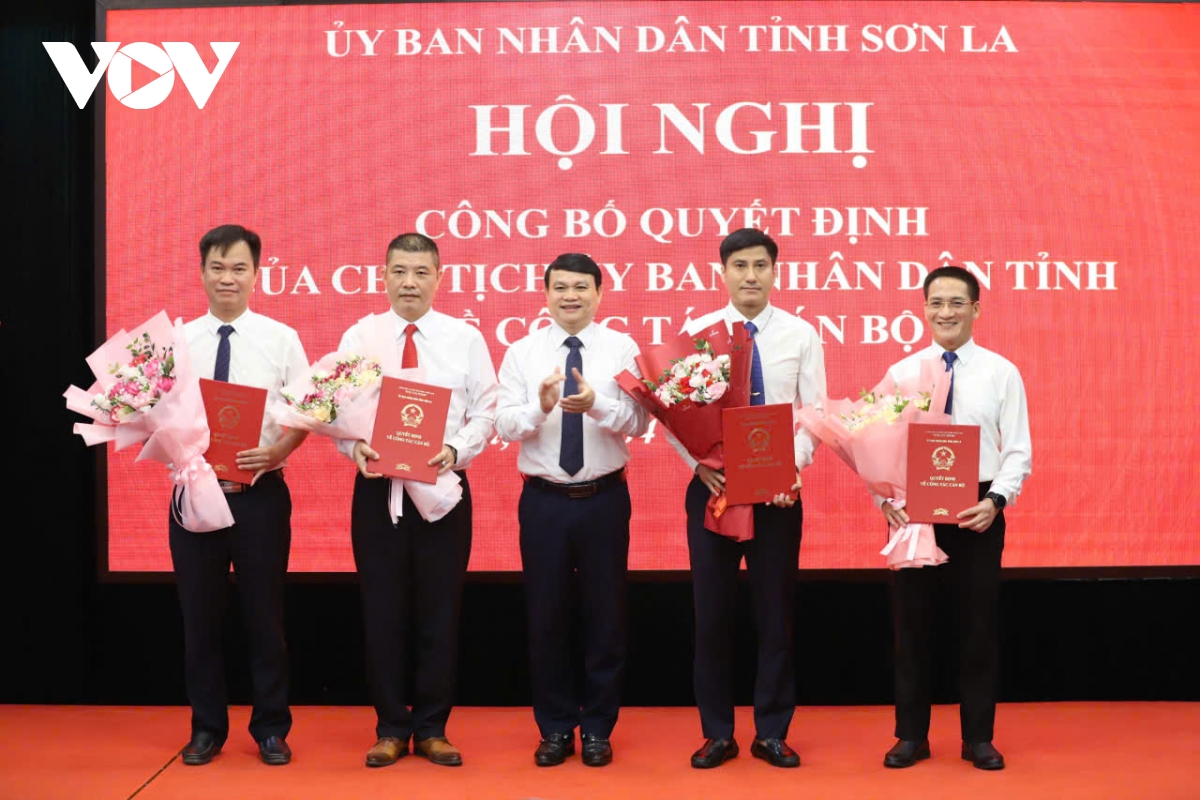 son la dieu dong, bo nhiem nhieu lanh dao cap so, nganh hinh anh 1